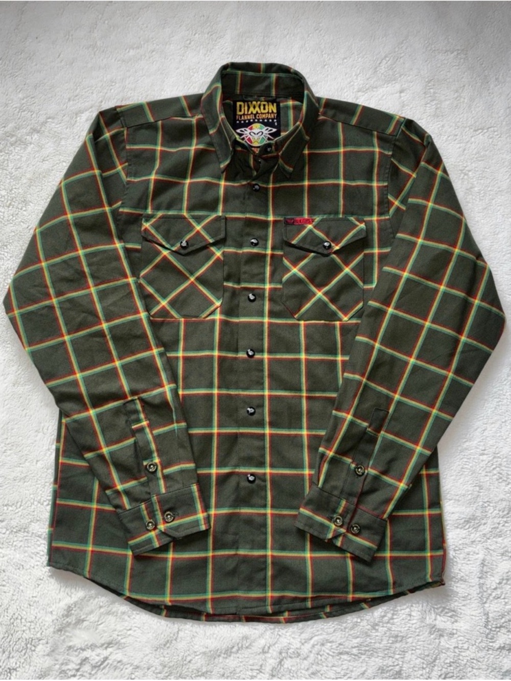 DIXXON Flannel theflysouljah utility mens shirt S